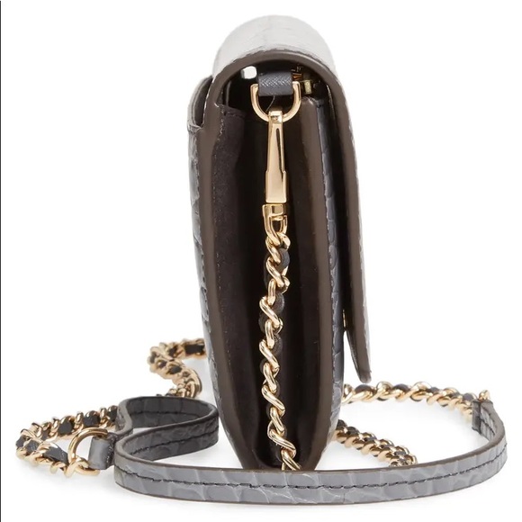 Tory Burch Robinson wallet on chain zink NEW - Picture 4 of 5